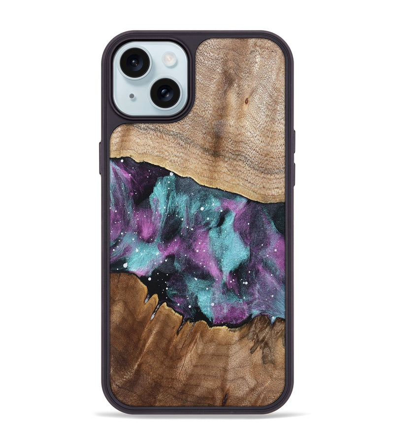 iPhone 15 Plus Wood Phone Case - Shayne (Cosmos, 821397)