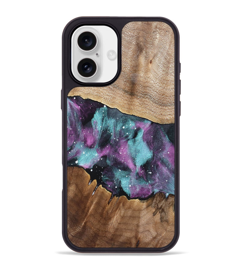 iPhone 16 Plus Wood Phone Case - Shayne (Cosmos, 821397)