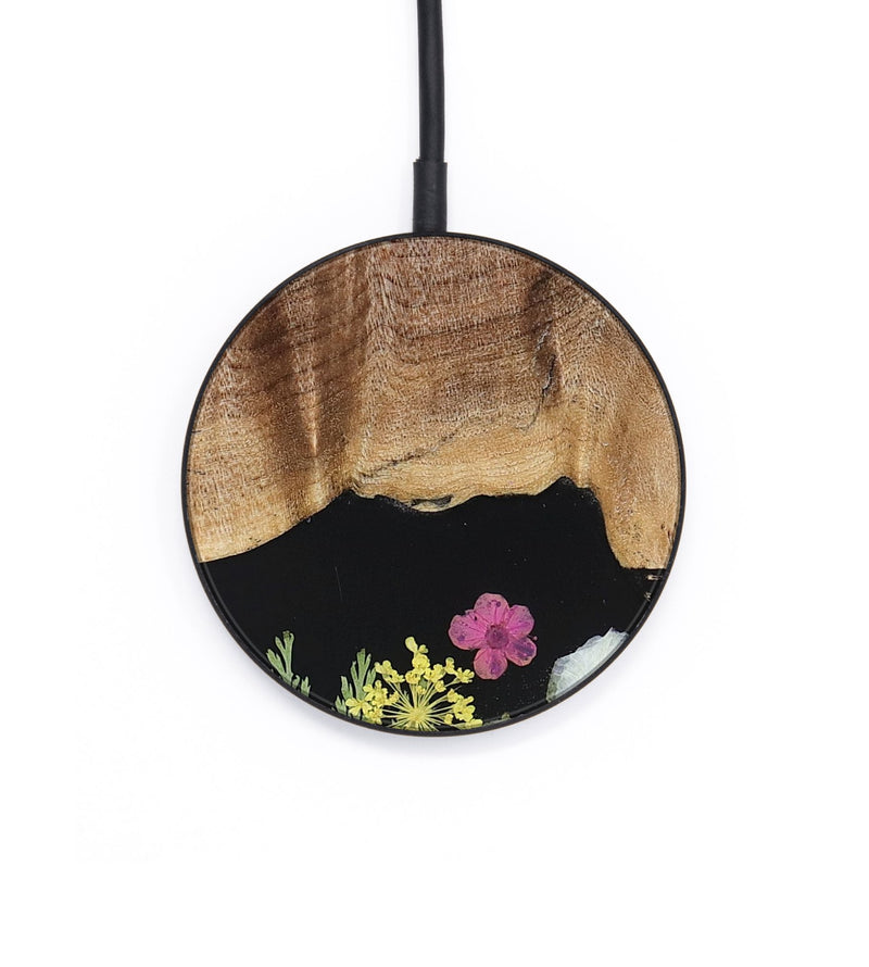 Circle Wood Wireless Charger - Tanisha (Bloom, 821404)