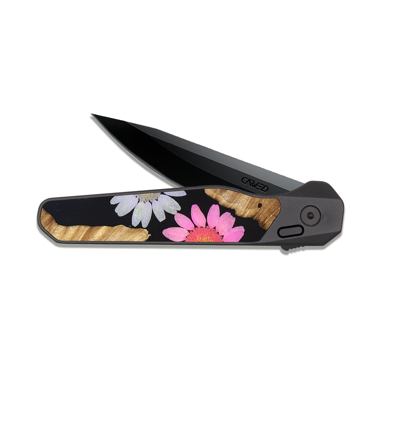EDC Dark Slate Wood Pocket Knife - Emmet (Bloom, 821406)