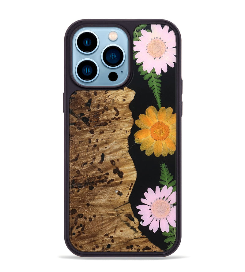 iPhone 14 Pro Max Wood Phone Case - Kierra (Bloom, 821407)
