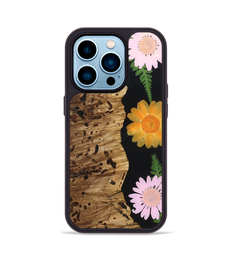 iPhone 14 Pro Wood Phone Case - Kierra (Bloom, 821407)
