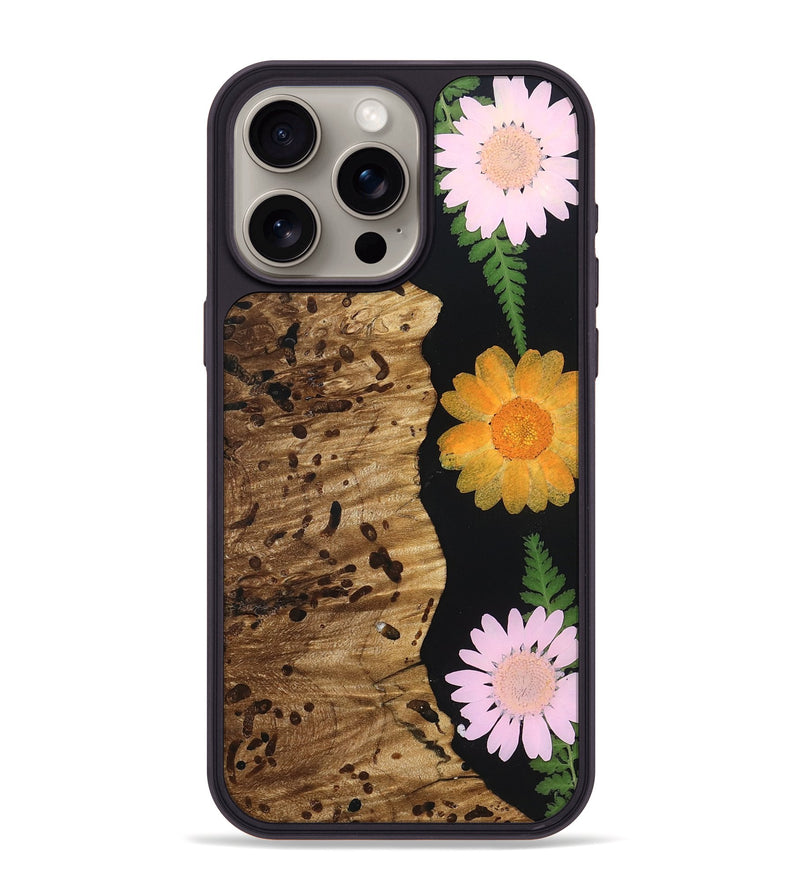 iPhone 15 Pro Max Wood Phone Case - Kierra (Bloom, 821407)