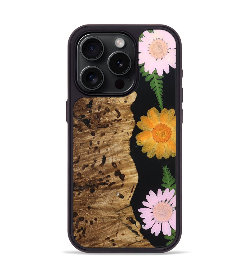 iPhone 15 Pro Wood Phone Case - Kierra (Bloom, 821407)