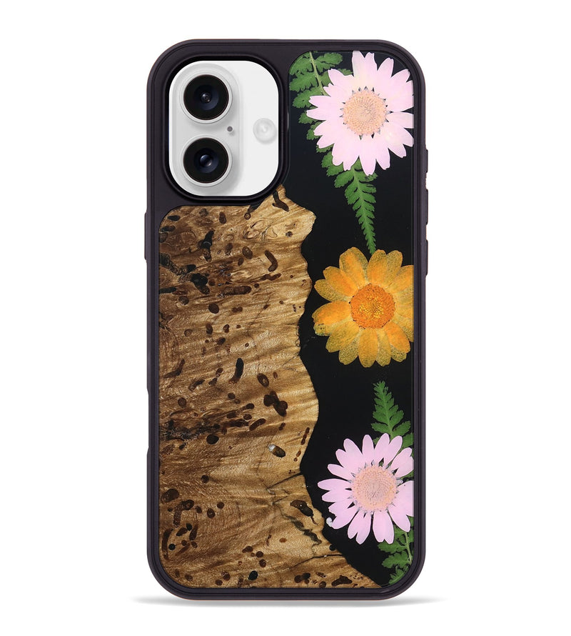 iPhone 16 Plus Wood Phone Case - Kierra (Bloom, 821407)