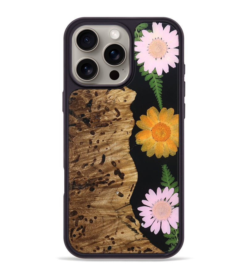 iPhone 16 Pro Max Wood Phone Case - Kierra (Bloom, 821407)