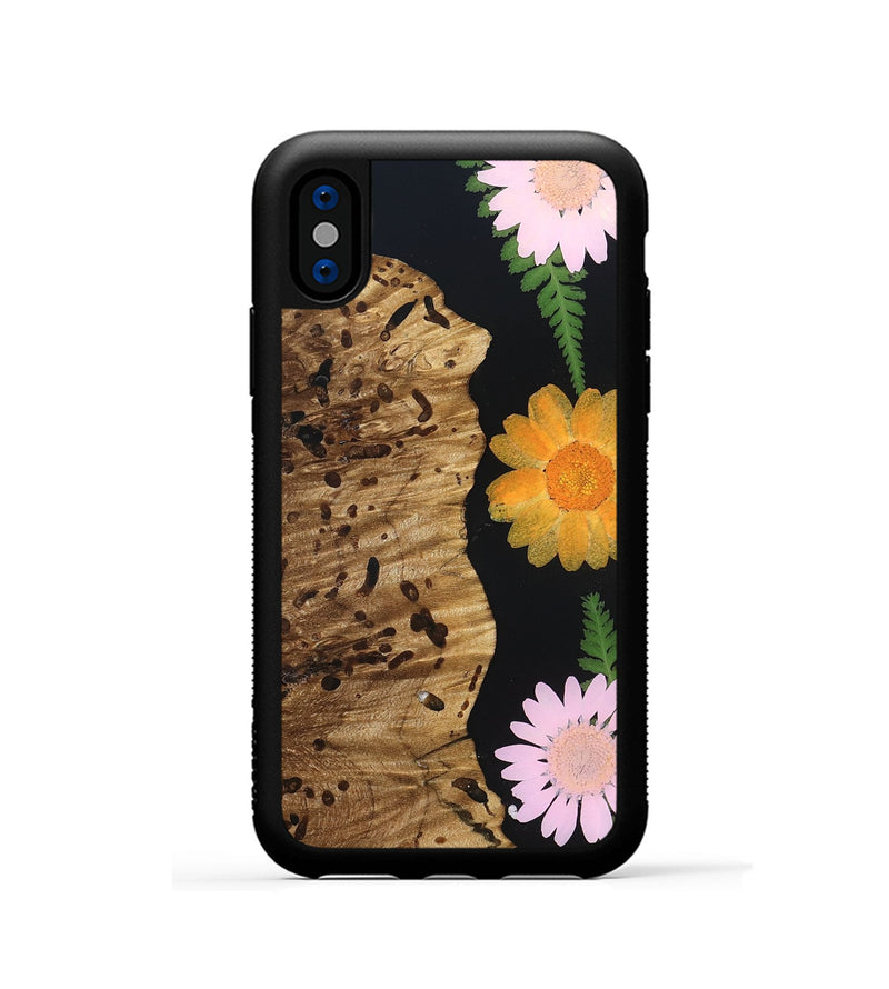 iPhone Xs Wood Phone Case - Kierra (Bloom, 821407)