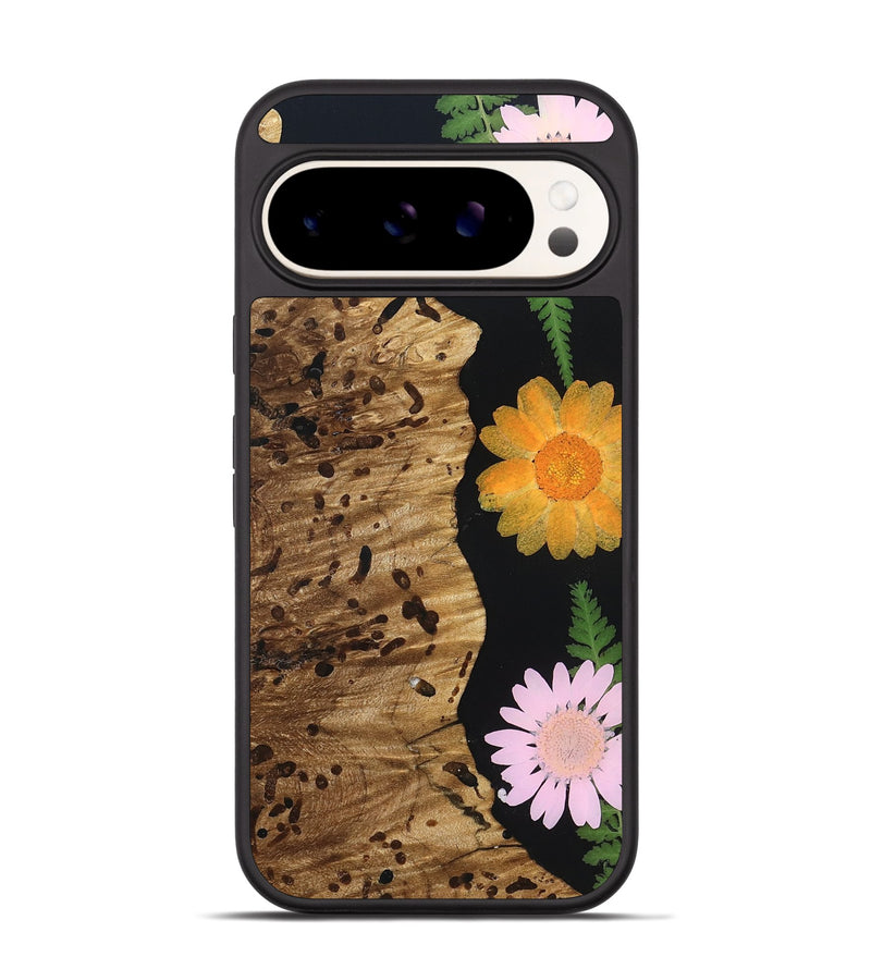 Pixel 9 Wood Phone Case - Kierra (Bloom, 821407)