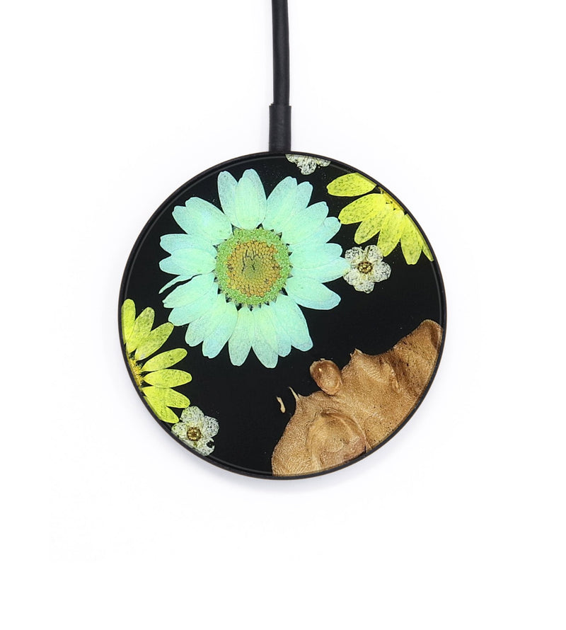 Circle Wood Wireless Charger - Casen (Bloom, 821408)