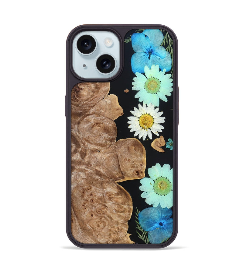 iPhone 15 Wood Phone Case - Lotta (Bloom, 821416)