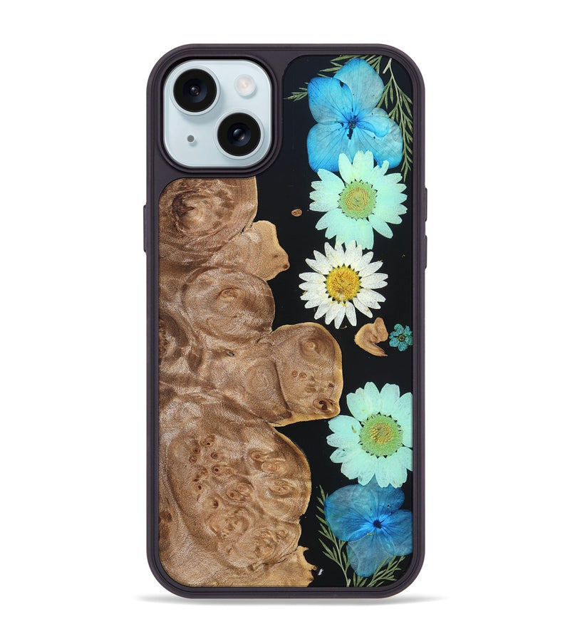 iPhone 15 Plus Wood Phone Case - Lotta (Bloom, 821416)