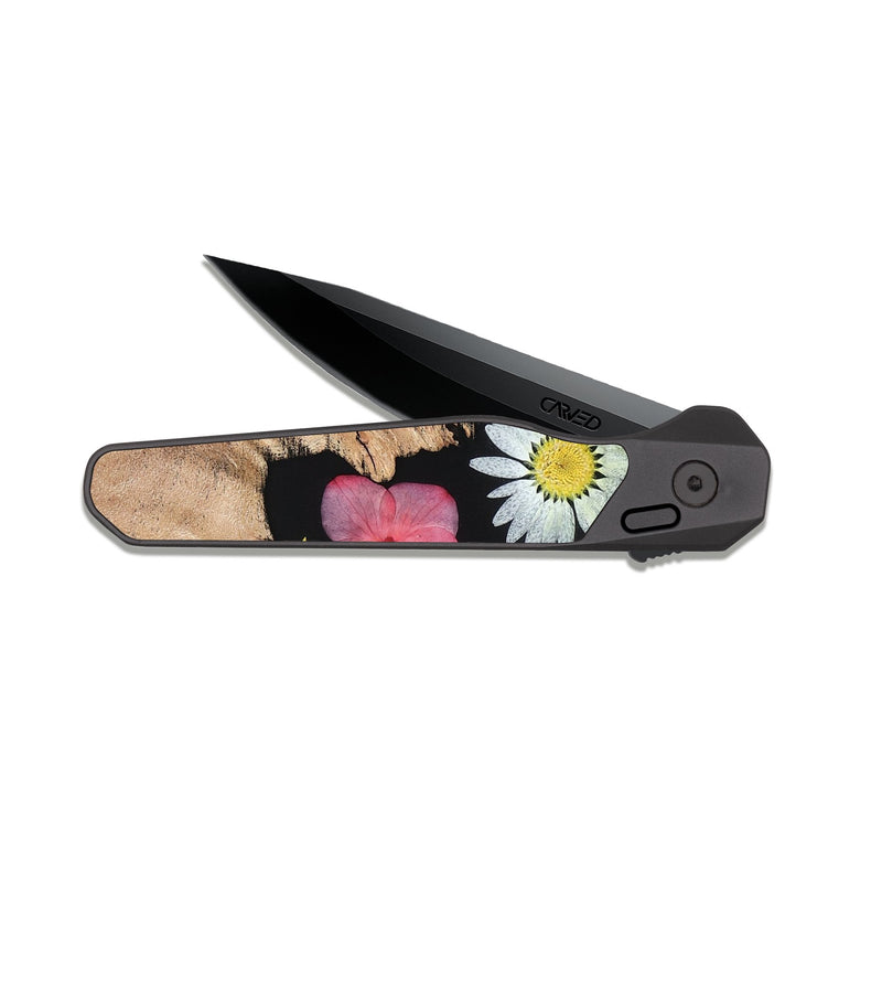 EDC Dark Slate Wood Pocket Knife - Ole (Bloom, 821420)
