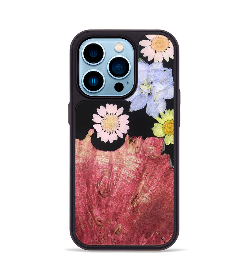 iPhone 14 Pro Wood Phone Case - Sue (Bloom, 821421)