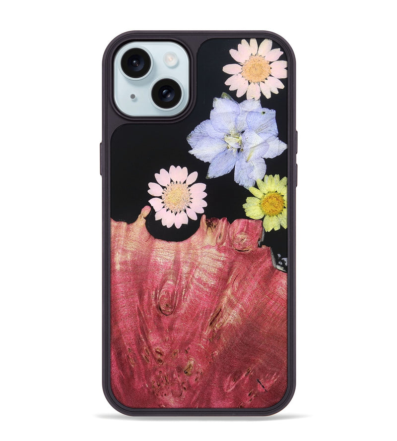 iPhone 15 Plus Wood Phone Case - Sue (Bloom, 821421)