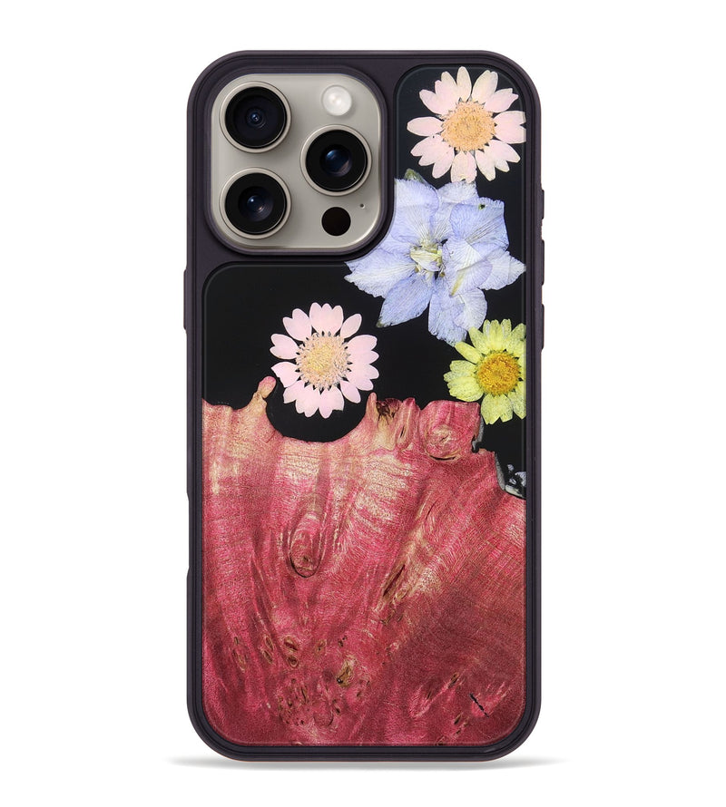 iPhone 16 Pro Max Wood Phone Case - Sue (Bloom, 821421)