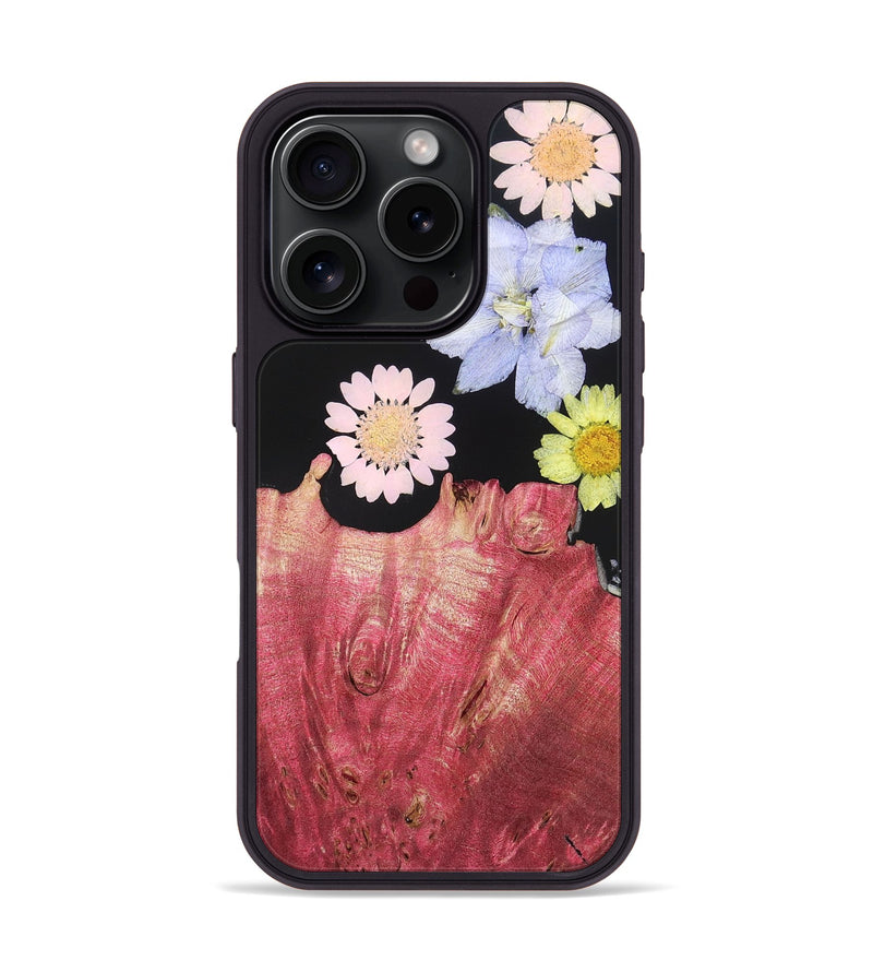 iPhone 16 Pro Wood Phone Case - Sue (Bloom, 821421)