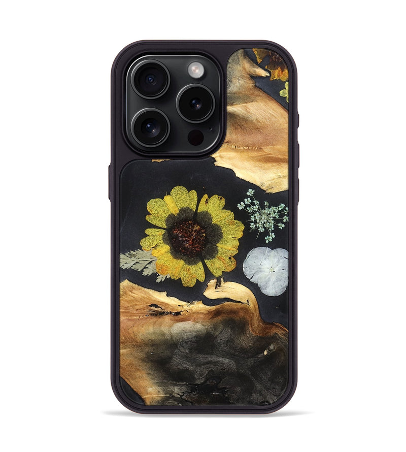 iPhone 15 Pro Wood Phone Case - Darwin (Bloom, 821433)