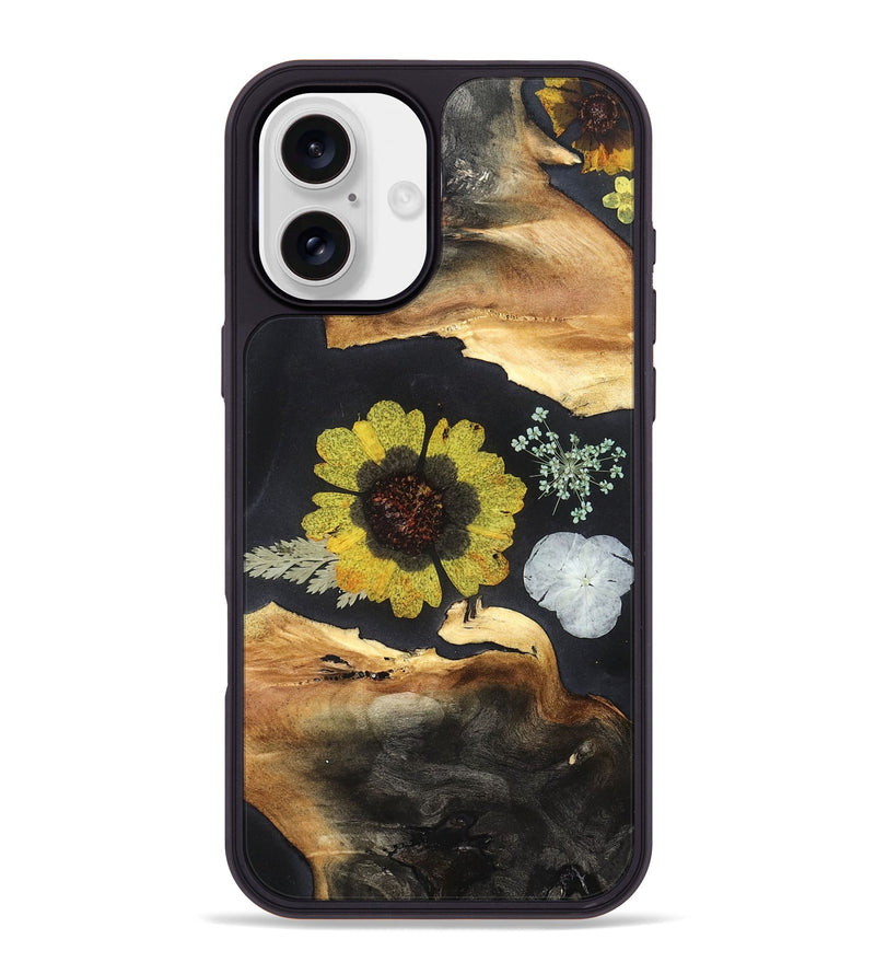 iPhone 16 Plus Wood Phone Case - Darwin (Bloom, 821433)
