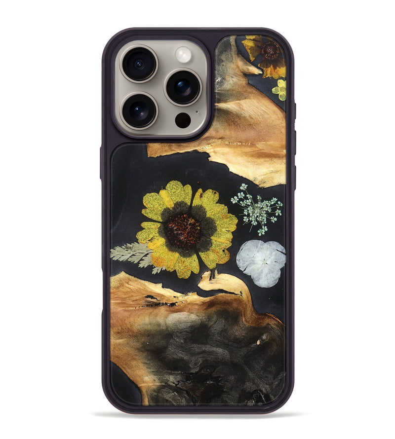 iPhone 16 Pro Max Wood Phone Case - Darwin (Bloom, 821433)