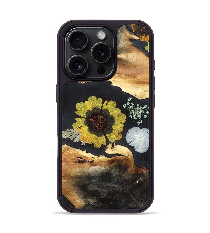 iPhone 16 Pro Wood Phone Case - Darwin (Bloom, 821433)