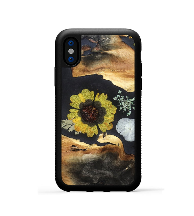 iPhone Xs Wood Phone Case - Darwin (Bloom, 821433)