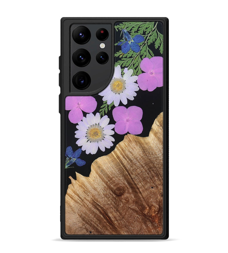 Galaxy S22 Ultra Wood Phone Case - Freda (Bloom, 821436)