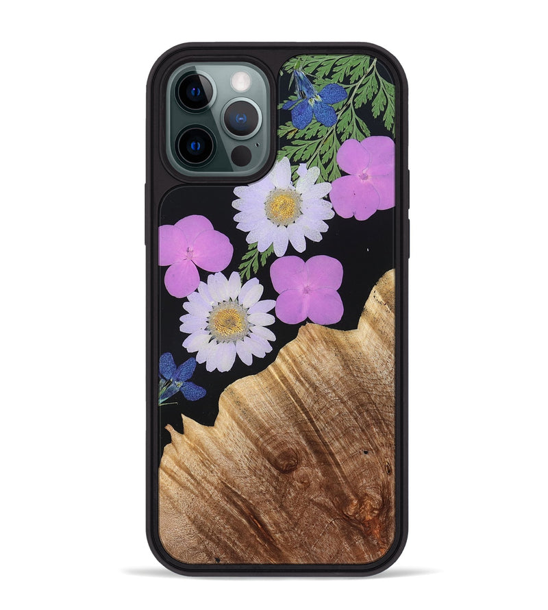 iPhone 12 Pro Max Wood Phone Case - Freda (Bloom, 821436)