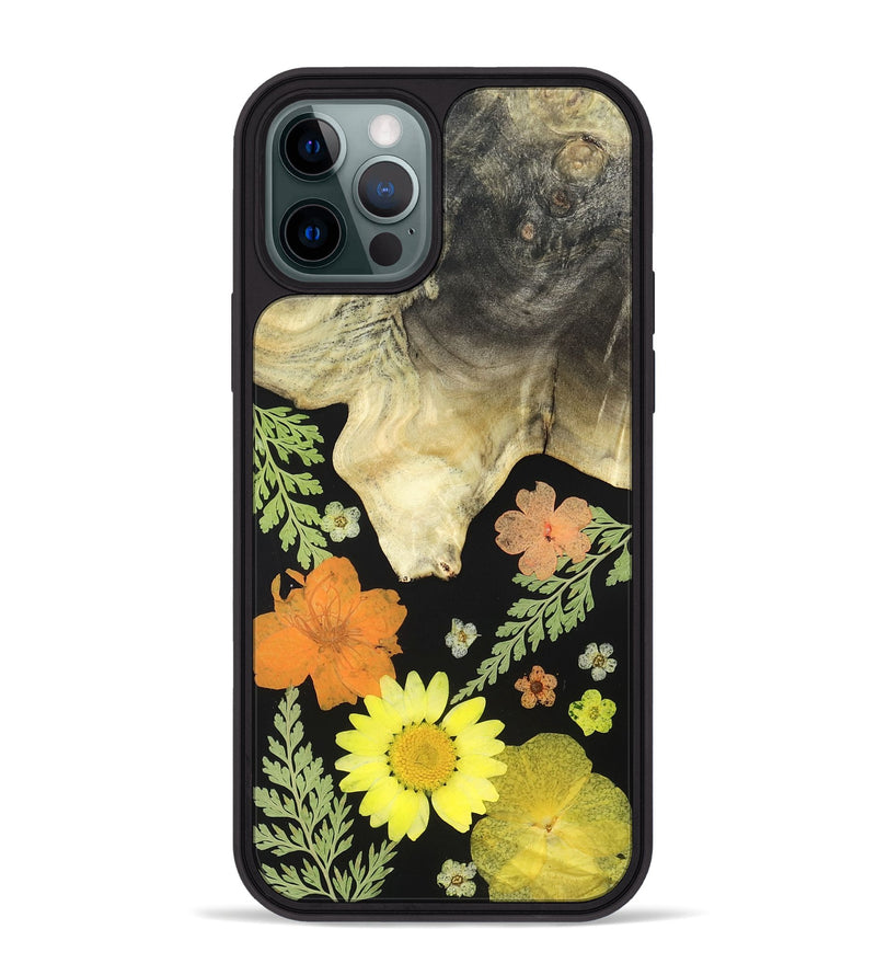 iPhone 12 Pro Max Wood Phone Case - Yetta (Bloom, 821445)