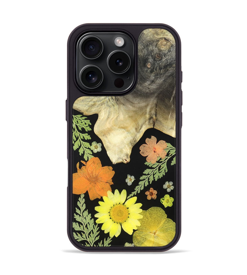 iPhone 16 Pro Wood Phone Case - Yetta (Bloom, 821445)