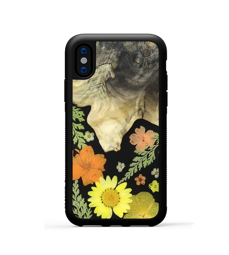 iPhone Xs Wood Phone Case - Yetta (Bloom, 821445)