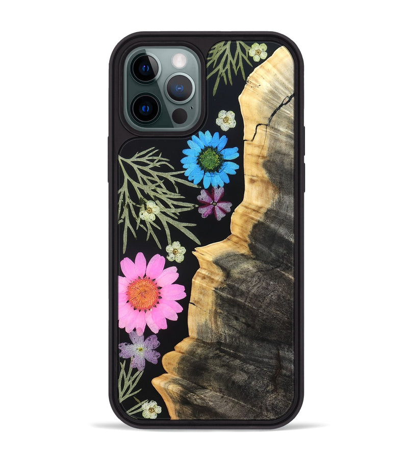 iPhone 12 Pro Max Wood Phone Case - Mael (Bloom, 821450)