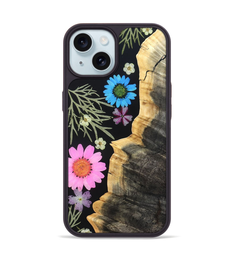 iPhone 15 Wood Phone Case - Mael (Bloom, 821450)