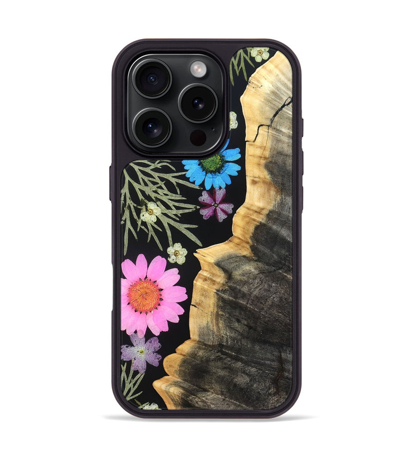 iPhone 16 Pro Wood Phone Case - Mael (Bloom, 821450)