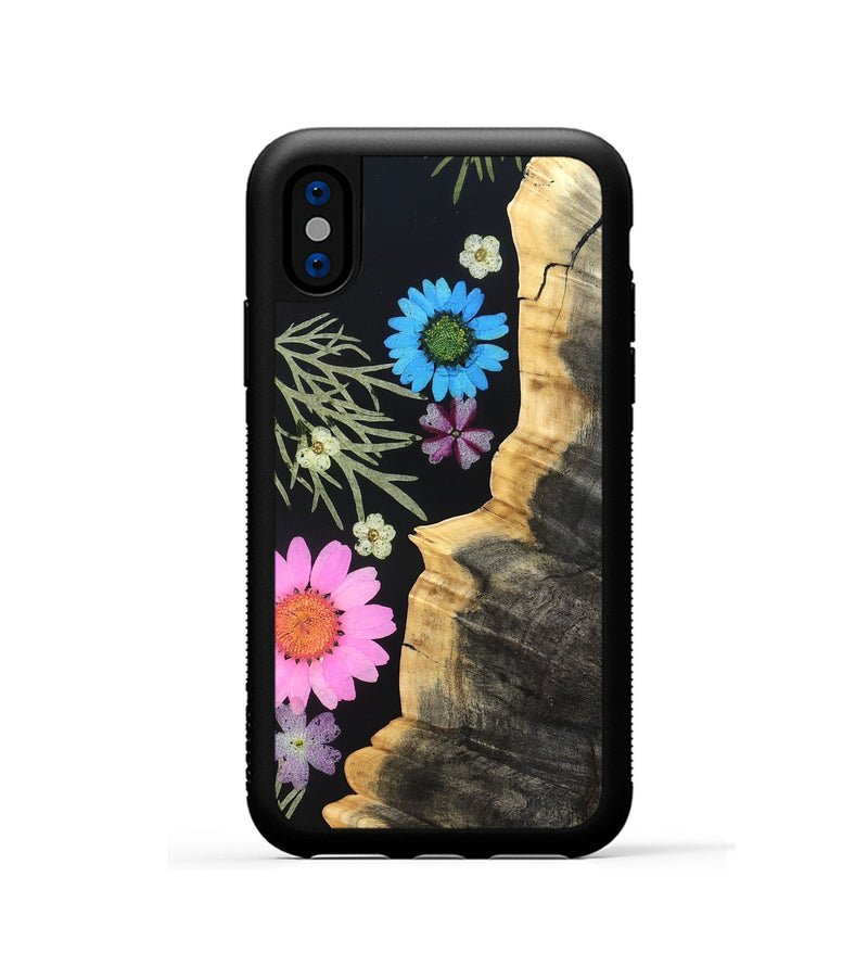 iPhone Xs Wood Phone Case - Mael (Bloom, 821450)