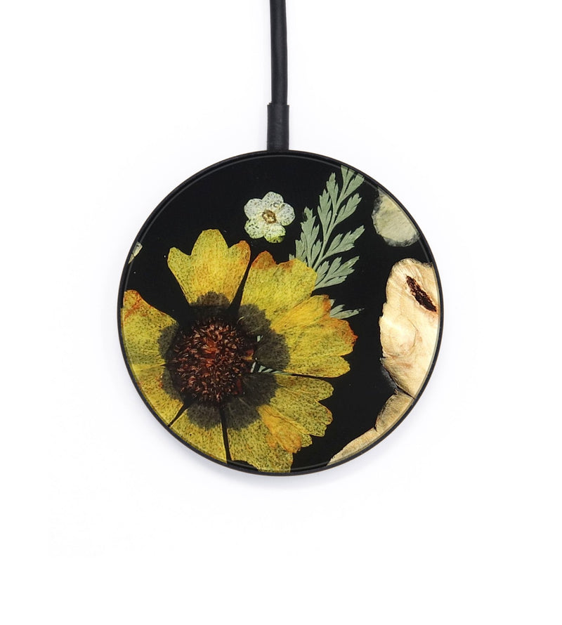 Circle Wood Wireless Charger - Donna (Bloom, 821451)