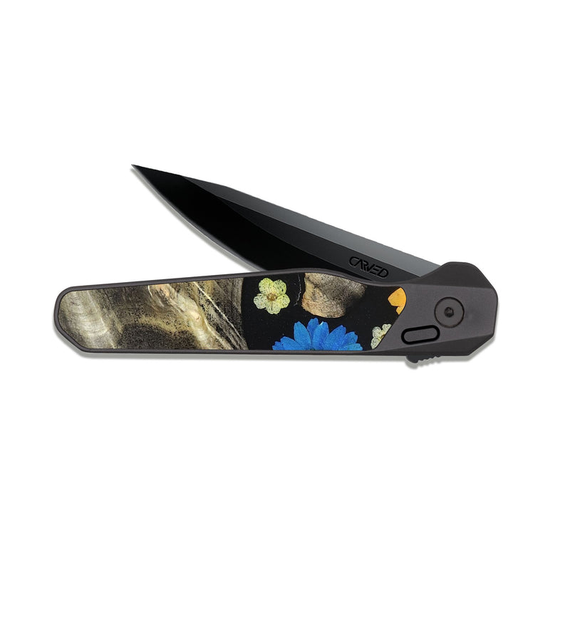 EDC Dark Slate Wood Pocket Knife - Eldred (Bloom, 821457)