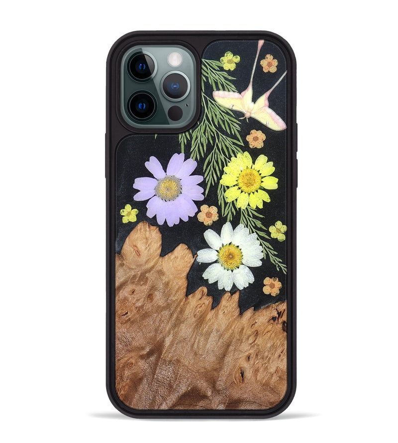 iPhone 12 Pro Max Wood Phone Case - Gene (Bloom, 821460)