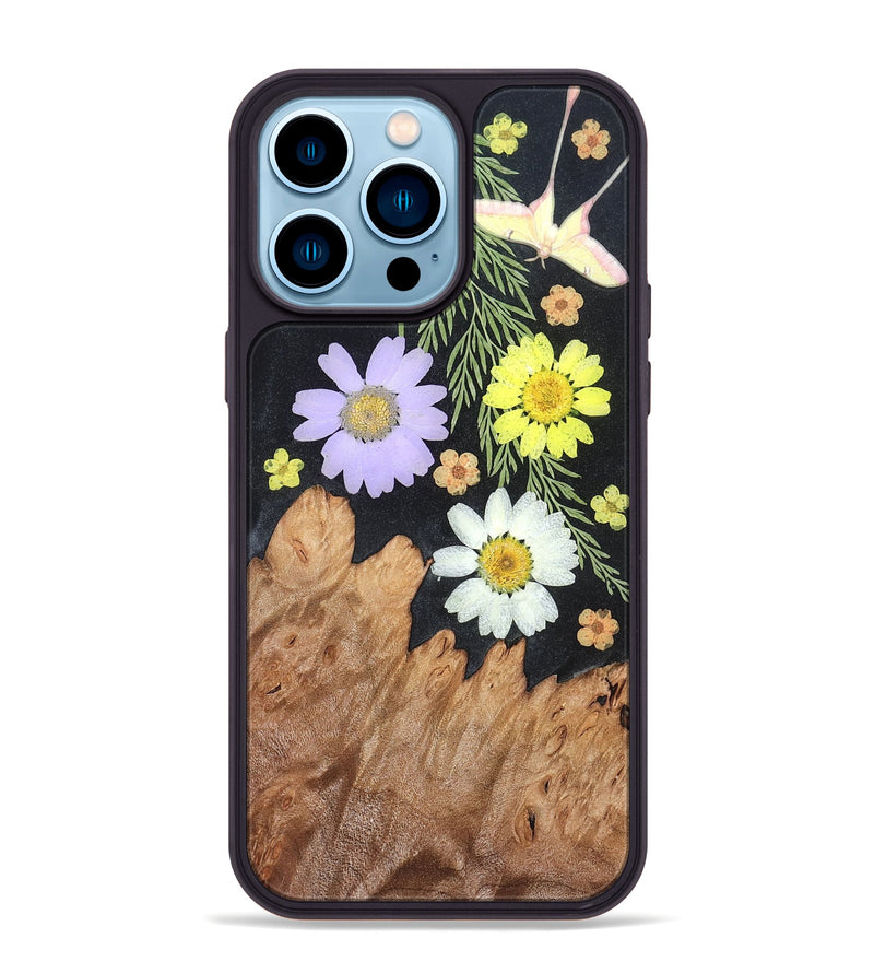 iPhone 14 Pro Max Wood Phone Case - Gene (Bloom, 821460)