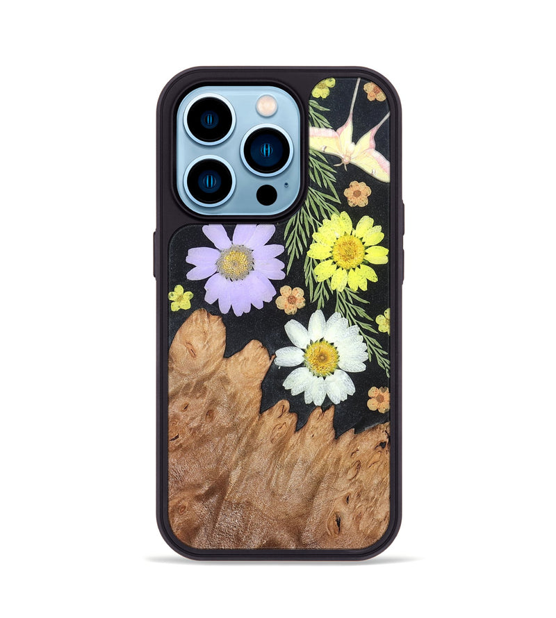 iPhone 14 Pro Wood Phone Case - Gene (Bloom, 821460)