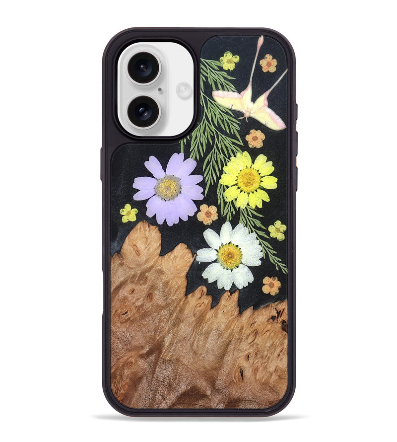 iPhone 16 Plus Wood Phone Case - Gene (Bloom, 821460)