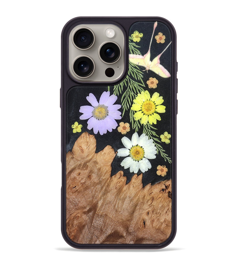 iPhone 16 Pro Max Wood Phone Case - Gene (Bloom, 821460)