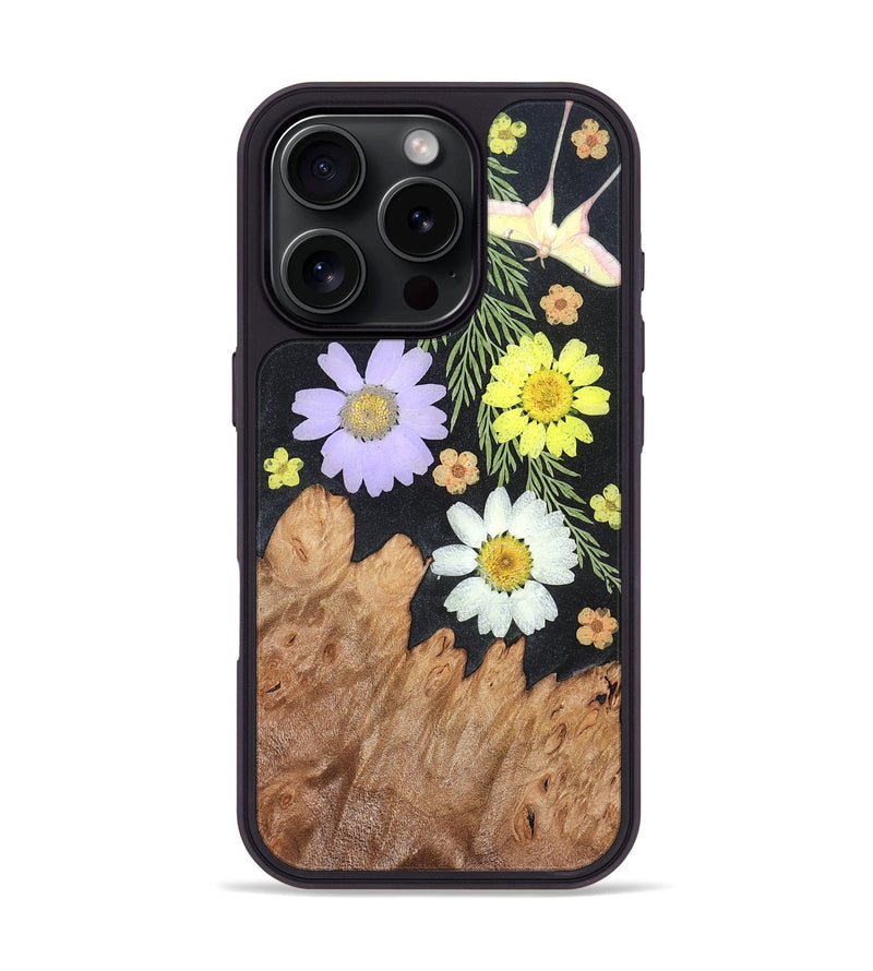 iPhone 16 Pro Wood Phone Case - Gene (Bloom, 821460)