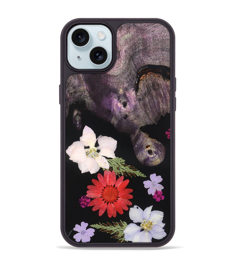 iPhone 15 Plus Wood Phone Case - Sierra (Bloom, 821461)