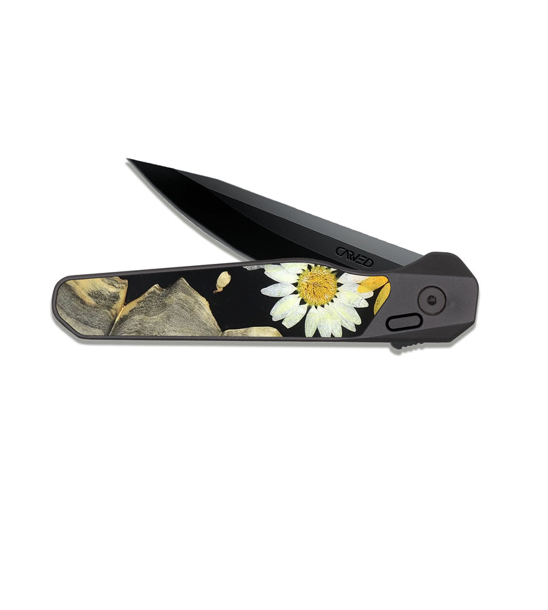EDC Dark Slate Wood Pocket Knife - Kenyon (Bloom, 821467)