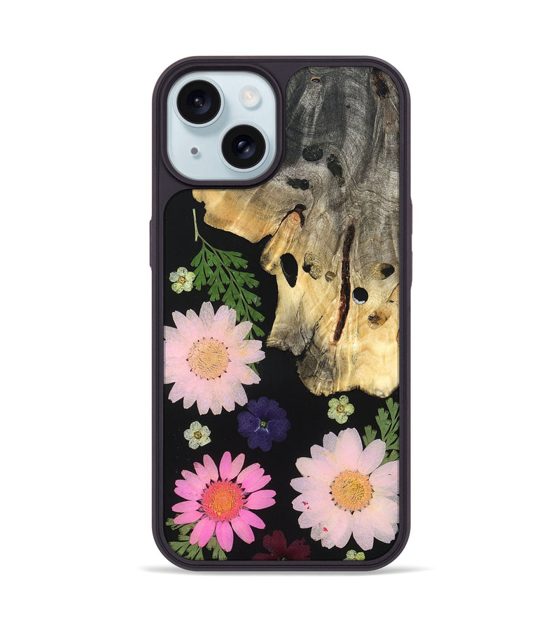 iPhone 15 Wood Phone Case - Cohen (Bloom, 821468)