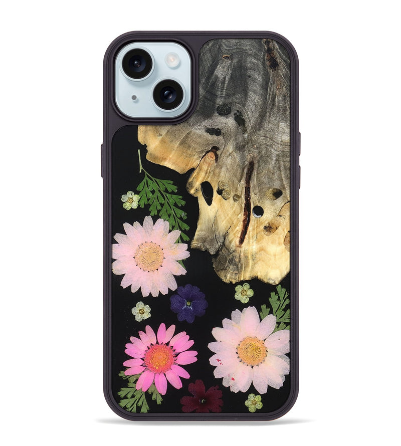 iPhone 15 Plus Wood Phone Case - Cohen (Bloom, 821468)