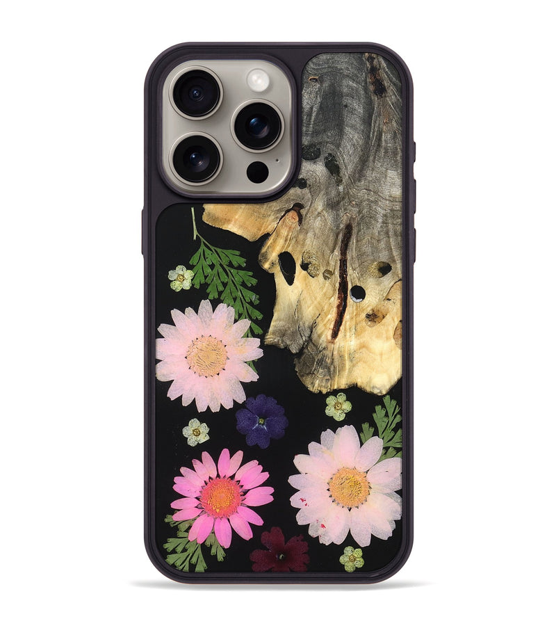 iPhone 15 Pro Max Wood Phone Case - Cohen (Bloom, 821468)