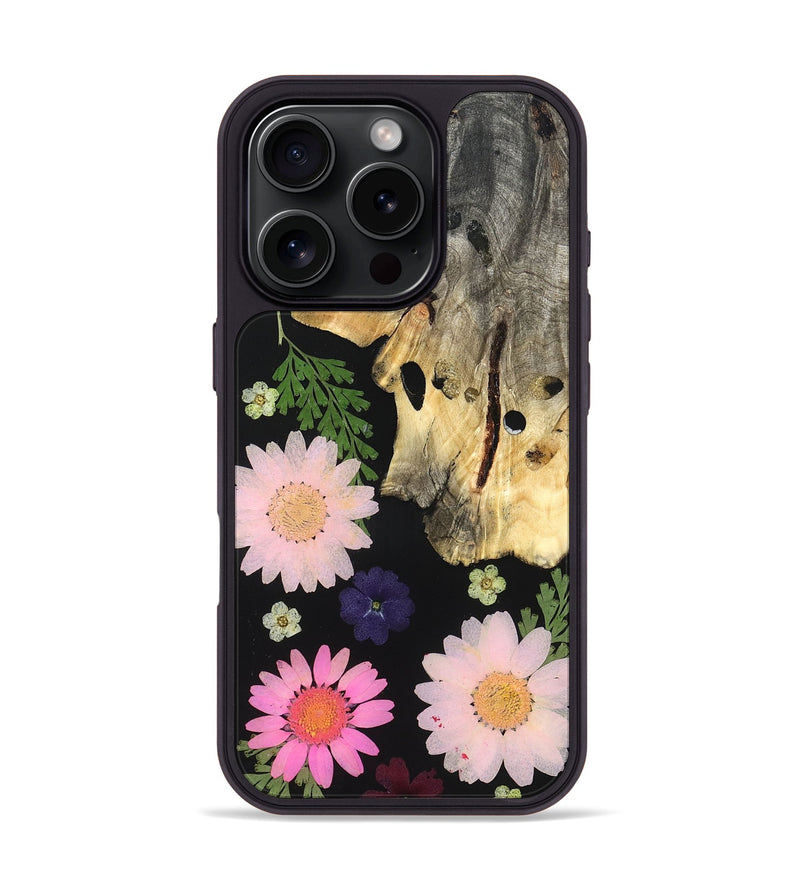 iPhone 16 Pro Wood Phone Case - Cohen (Bloom, 821468)