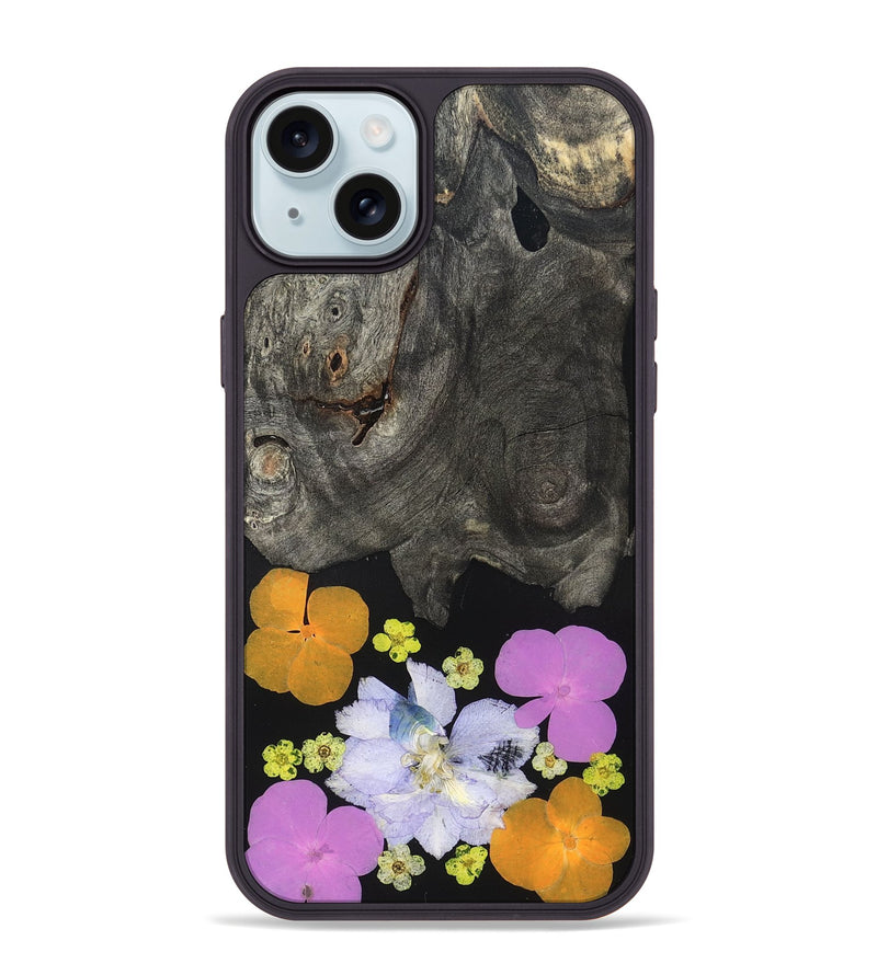 iPhone 15 Plus Wood Phone Case - Talon (Bloom, 821473)