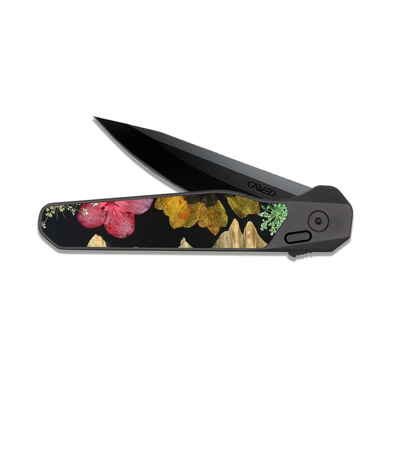 EDC Dark Slate Wood Pocket Knife - Jalyn (Bloom, 821481)
